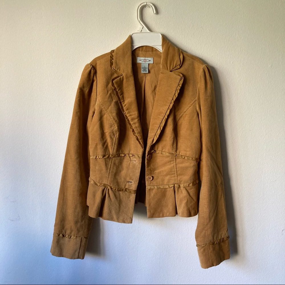 Anthropologie Sitwell Velvet Coat, Size 2, XS